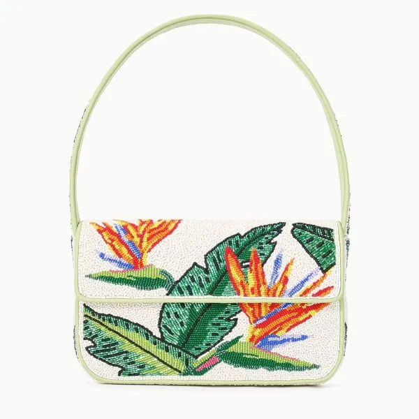 TOMMY BEADED BAG | BIRDS OF PARADISE