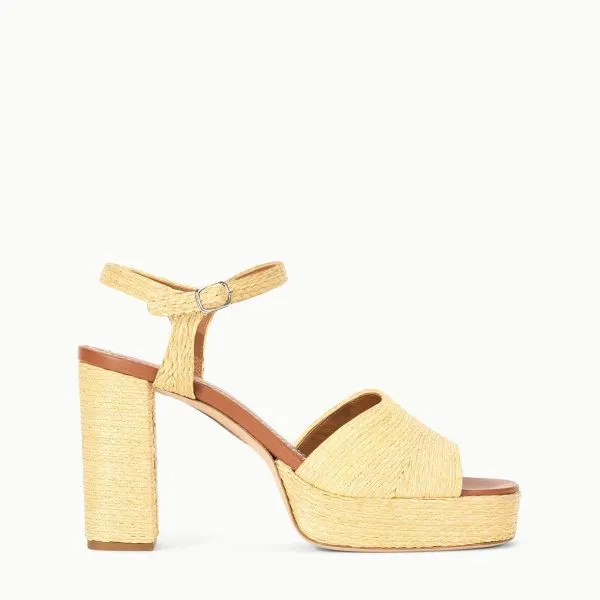 JODIE PLATFORM HEEL | NATURAL