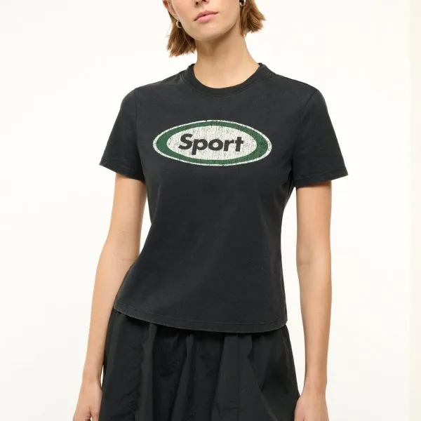 LULU SPORT TEE | BLACK