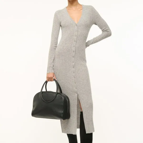 SHOKO CASHMERE SWEATER | HEATHER GREY