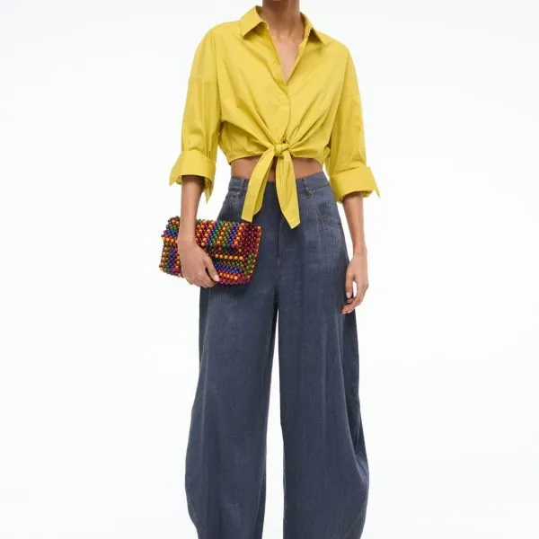 LISA TOP | CHARTREUSE