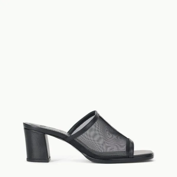 ALESSANDRA HEEL | BLACK MESH