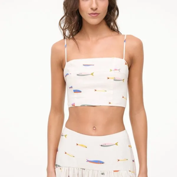 FEDERICO LINEN TOP | POP SARDINES IVORY