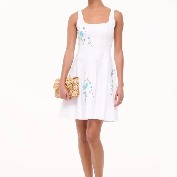 MINI WELLS DRESS | DANDELION WHITE