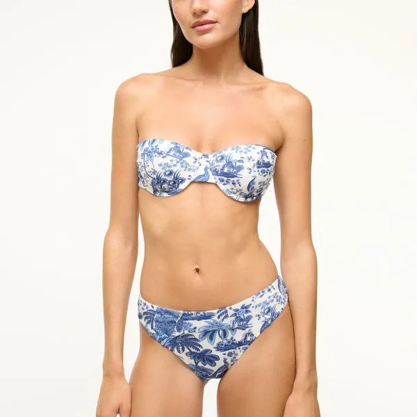 JO BALCONETTE BIKINI TOP | BLUE TOILE