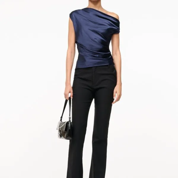 PHARE SILK TOP | NAVY