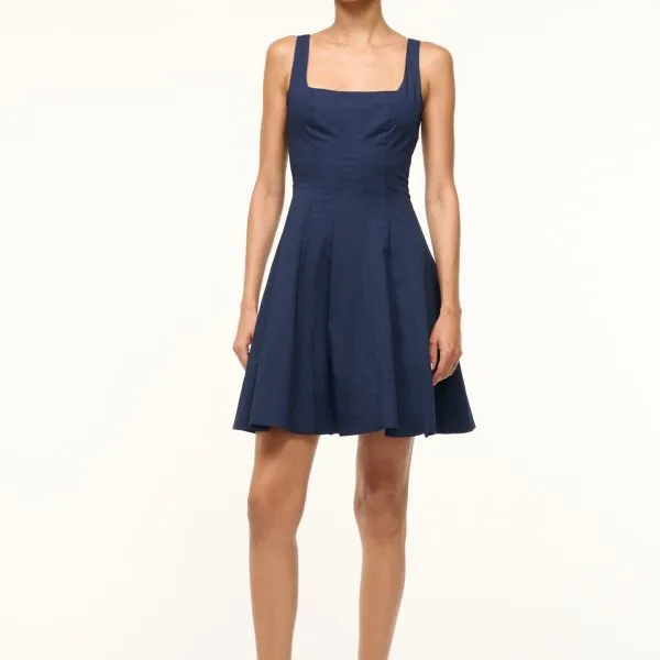 MINI WELLS DRESS | NAVY